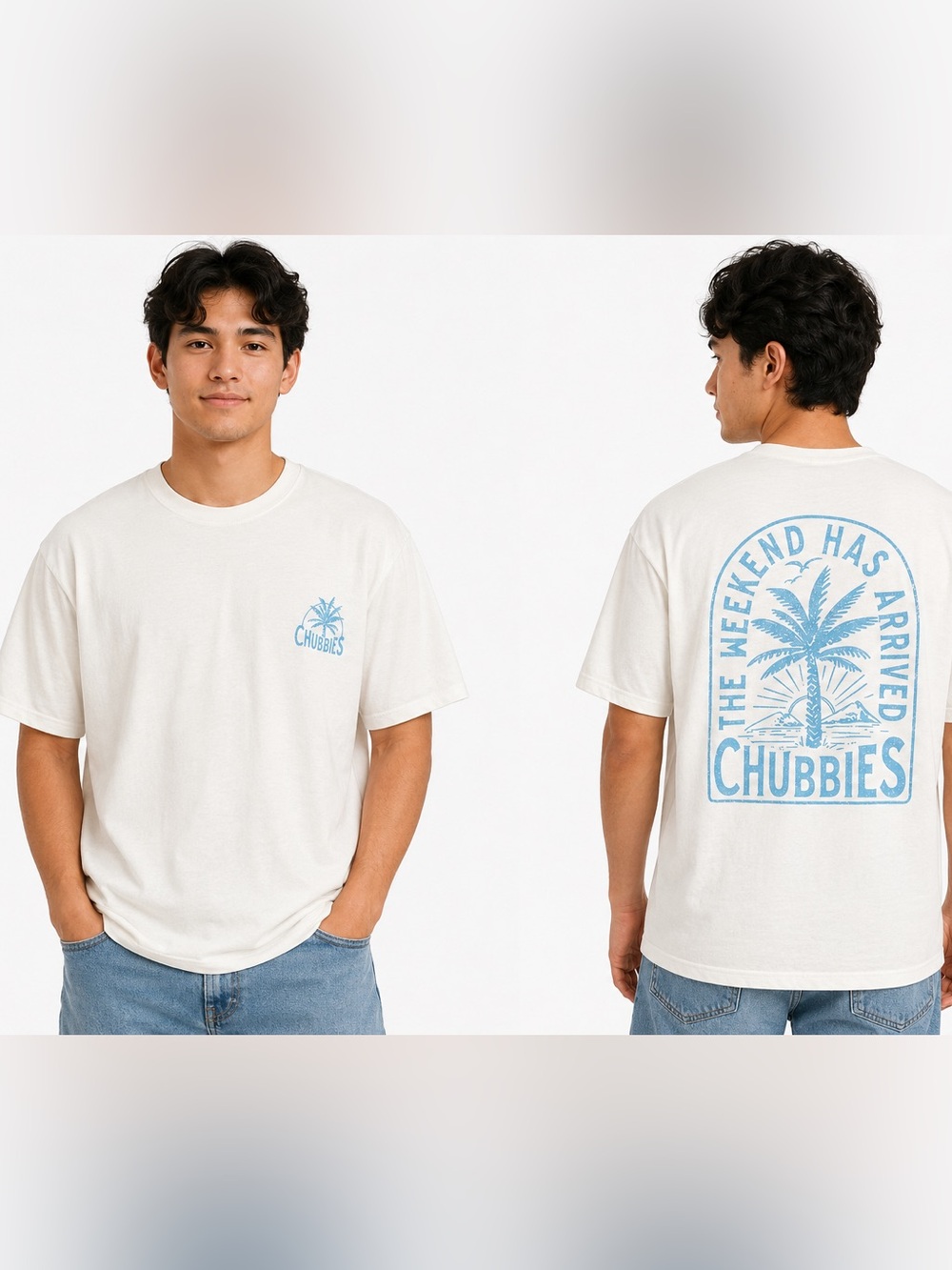 Chubbies The Weekend Has Arrived Graphic Tee XXL White